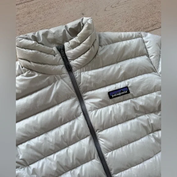 Patagonia Down Sweater Jacket Feather gray XL - Picture 6 of 10